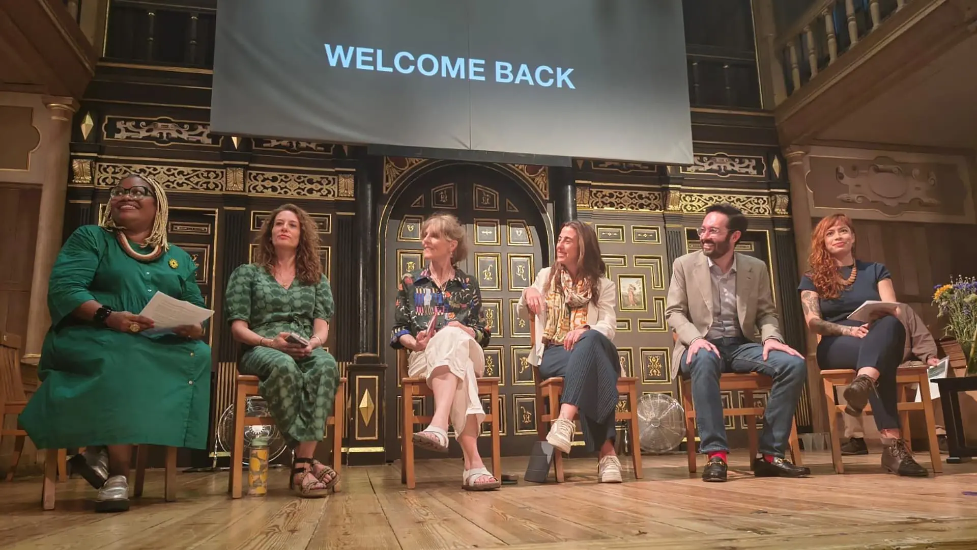 Marcele Oliveira, Maria Augusta Arruda , Alison Tickell, Diego Martins, Lennon Medeiros, Túlio Andrade and Erick Terena. Photo: Thierry Ahimana