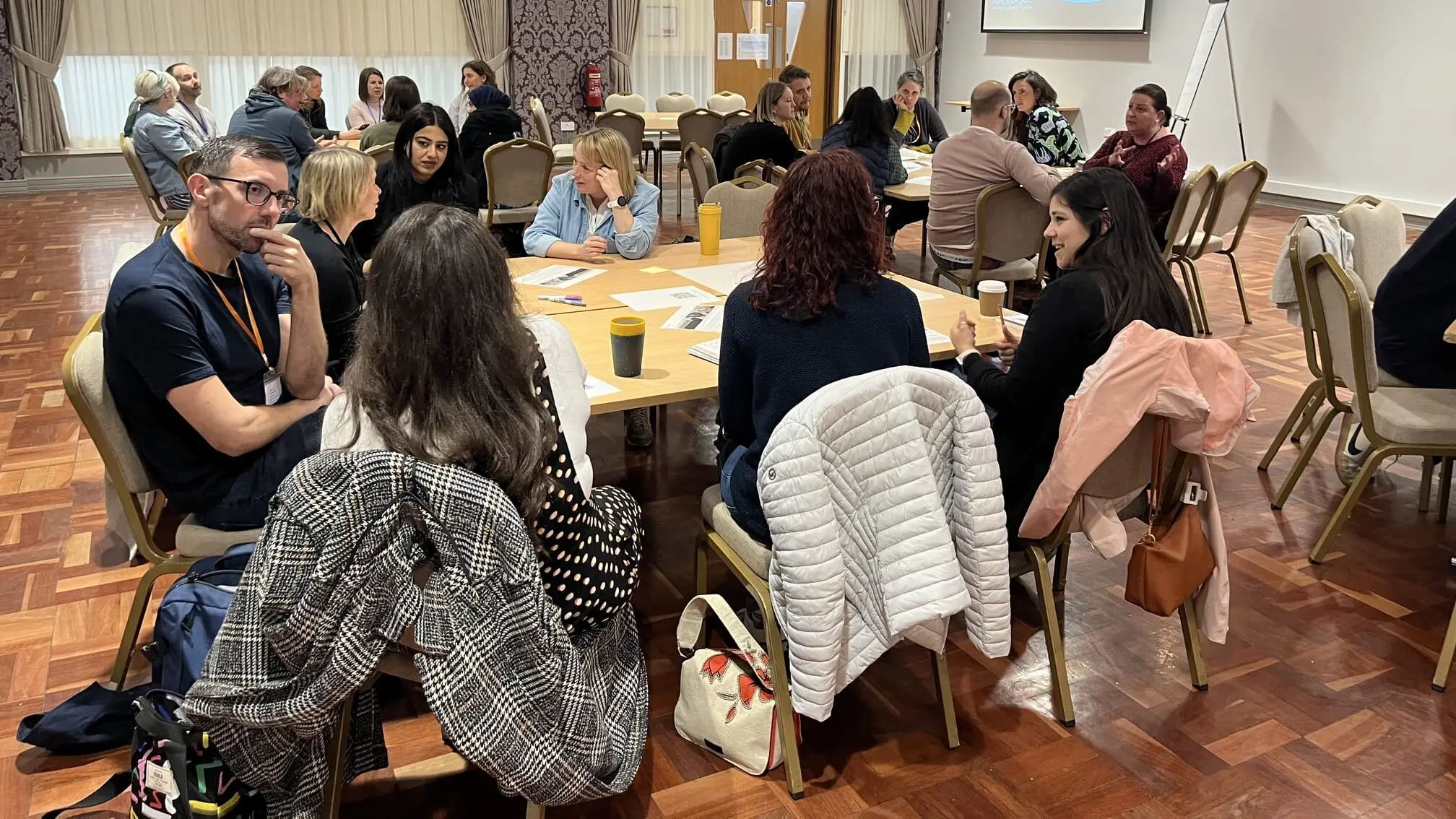Group of people at a workshop