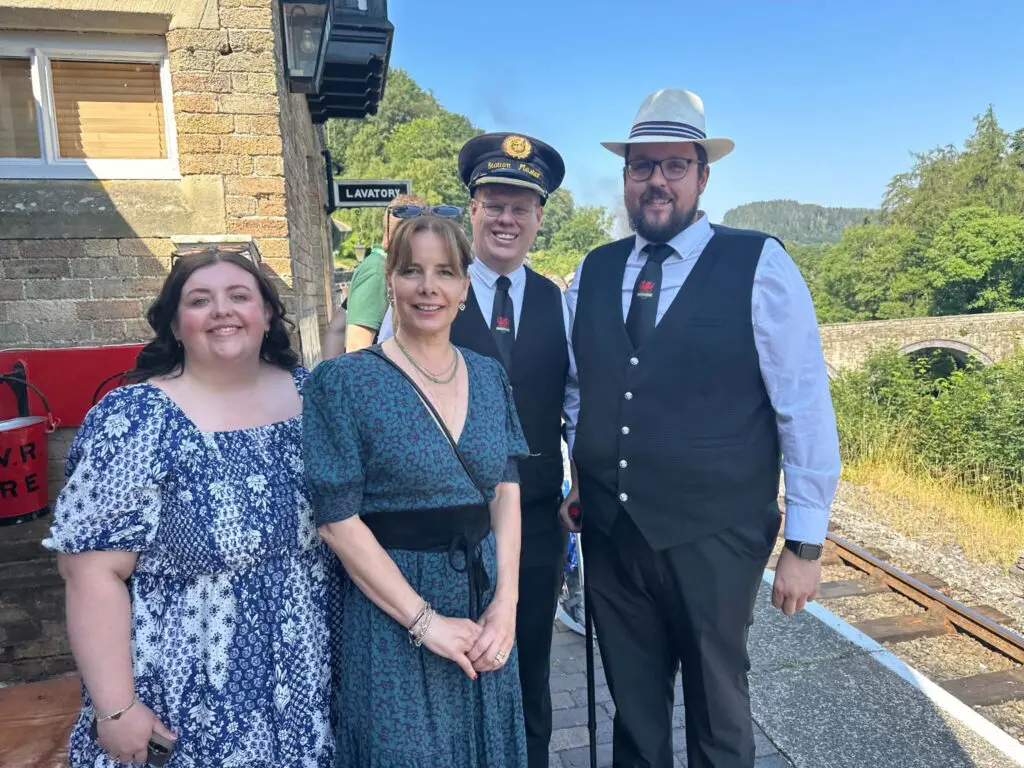 Dame Darcey Bussell visiting Berwyn in July 2026 (David Hennigan)